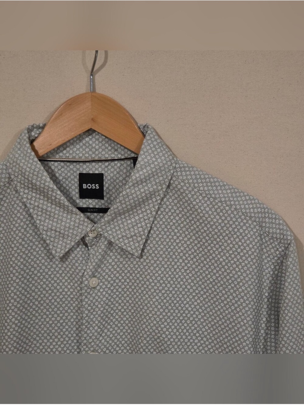 Hugo Boss Lyocell Floral Button Down XL